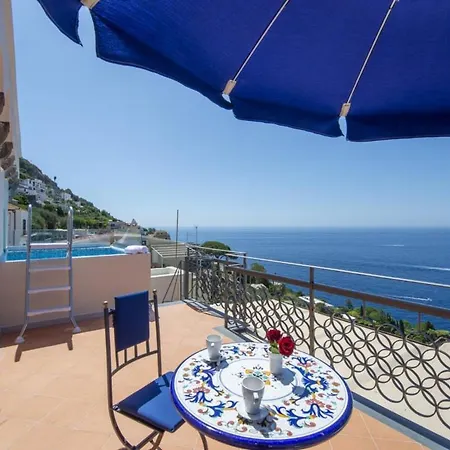 Torretta And Pool And Lift Villa Praiano