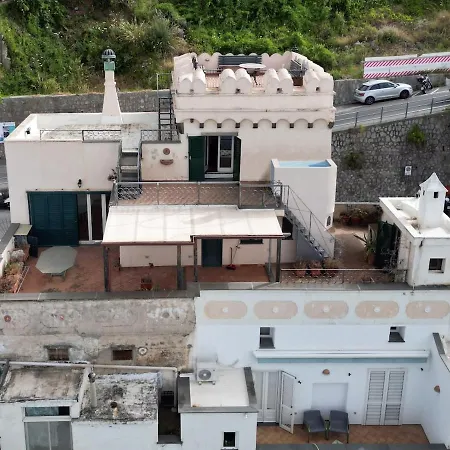 Torretta And Pool And Lift Villa Praiano